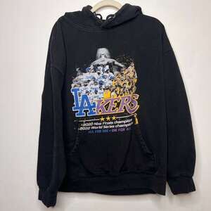 Lakers & Dodgers 2020 Championship Hoodie – Men’s Size 2XL – Black
